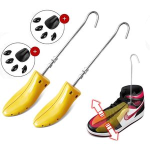 Kunststof schoenen oprekken sales